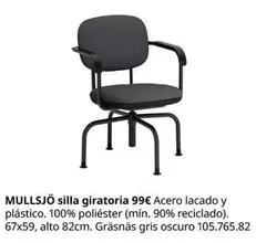 Mullsjo Silla Giratoria