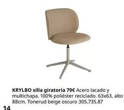 Krylbo Silla Giratoria