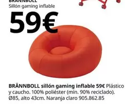 Bra - nnboll Sillón Gaming Inflable