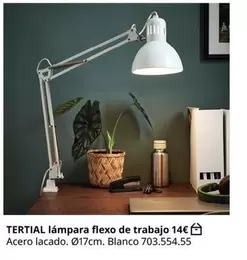 Blanco - Tertial Lámpara Flexo De Trabajo
