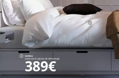 Cama Con 6 Cajones De Almacenaje