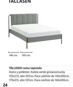 Tallasen Cama Tapizada