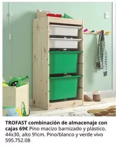 Trofast - Combinación De Almacenaje Con Cajas