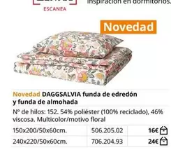 Rios - Daggalvia Funda De Edredón Y Funda De Almohada
