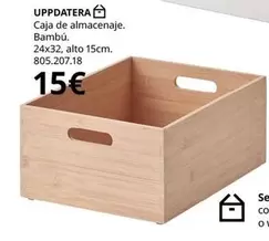 Uppdatera -  Caja De Almacenaje. Bambú.