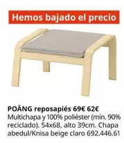 Claro - Poang Reposapiés