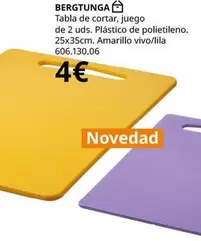 Tabla De Cortar, Juego De 2 Uds. Plastico De Polietileno.