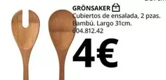 Grónsaker Cubiertos De Ensalada