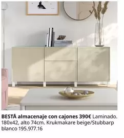 Blanco - Almacenaje Con Cajones