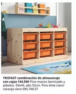 Trofast -  Combinación De Almacenaje Con Cajas