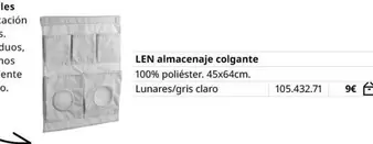 Claro - LEN Almacenaje Colgante