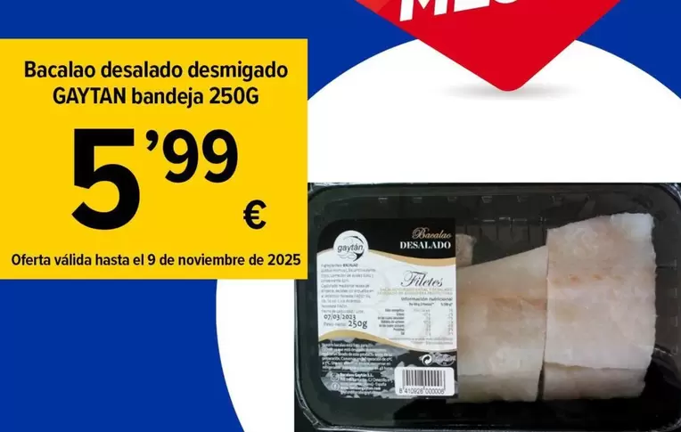 gaytan - Bacalao Desalado Desmigado