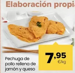 Pechuga De Pollo Rellena De Jamon Y Queso