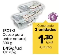 Eroski - Queso Para Untar Natural