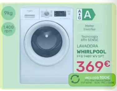 Whirlpool - Lavadora 