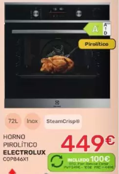 Electrolux - Horno Pirolitico COP846X1