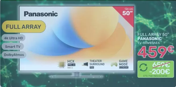 Panasonic - Full Array 50"