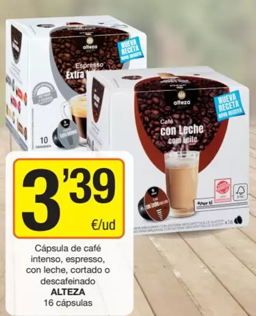 Alteza - Cápsula De Café Intenso, Espresso, Con Leche, Cortado O Descafeinado