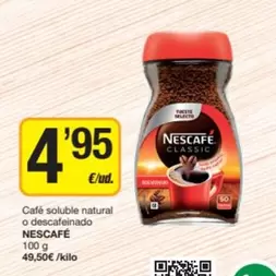 Nescafé - Café Soluble Natural O Descafeinado
