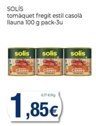 Solís - Tomàquet Fregit Estil Casolà 