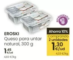 Eroski - Queso Para Untar Natural