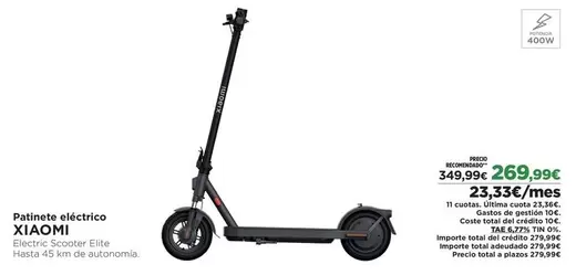 Xiaomi - Patinete Eléctrico