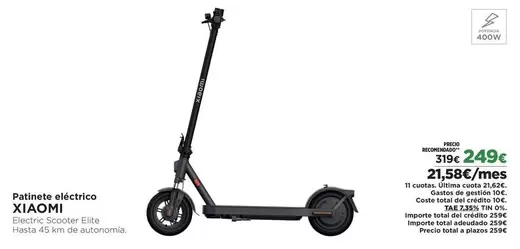 Xiaomi - Patinete Eléctrico