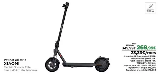 Xiaomi - Patinete Electrico