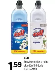 Flor - Suavizante  O Nube Algodón 100 Dosis