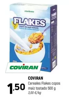 coviran - Cereales Flakes Copos Maiz Tostado