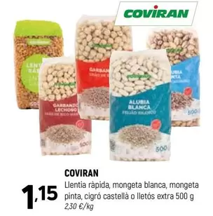 Coviran - Llentia Rapida, Mongeta Blanca, Mongeta Pinta, Cigro Castella O Lletos Extra