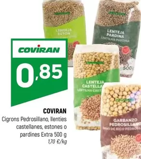 Coviran - Cigrons Pedrosillano, Llenties Castellanes, Estones O Pardines