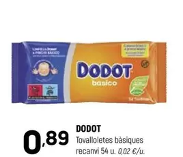 Dodot - Tovalloletes Basiques Recanvi
