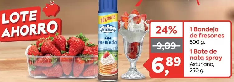 Asturiana - 1 Bandeja De Fresones