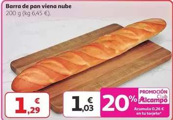 alcampo - Barra De Pan Viena Nube