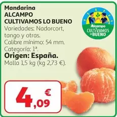 alcampo - Mandarina Cultivamos Lo Bueno