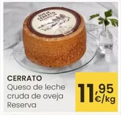 Cerrato - Queso De Leche Cruda De Oveja Reserva