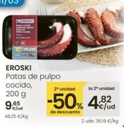 Eroski - Patas De Pulpo Cocido