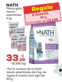 Nath - Pienso Gato Adulto Esterilizado