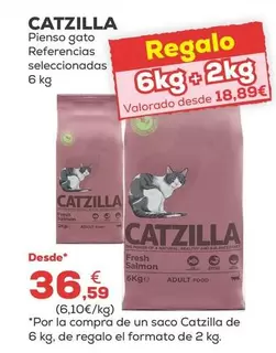 Catzilla - Pienso Gato Referencias Seleccionadas