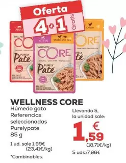 Wellness Core - Humedo Gato Referencias Seleccionadas Purelypate