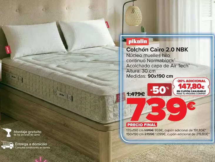 Pikolin - Colchon Cairo 2.0 NBK