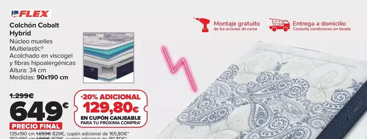 Flex - Colchon Cobalt Hybrid