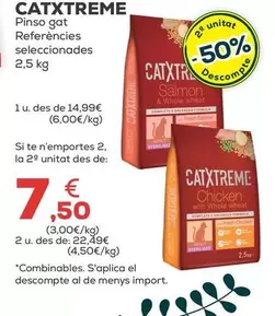 Catxtreme - Pienso Gato Referencias Seleccionadas