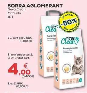 Nova Clean - Arena Aglomerante