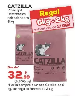 Catzilla - Pienso Gato Referencias Seleccionadas
