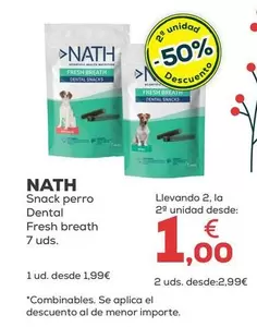 Nath - Snack Perro Dental Fresh Breath 
