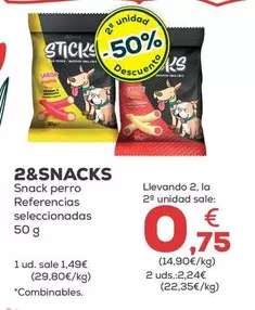 2&Snacks - Snack Perro 
