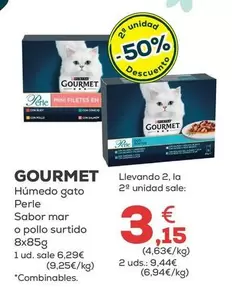 Gourmet - Húmedo Gato Perle Sabor Mar O Pollo Surtido