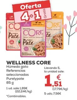 Wellness Core - Húmedo Gato Purelypate
